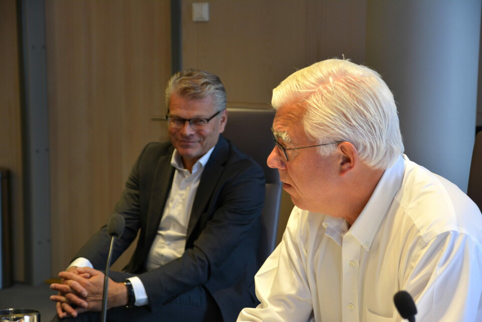 ORIENTERTE: Styreleder Einar Strømsvåg orienterte torsdag resten av styret om at Herlof Nilssen ønsker å gå av. Foto: Målfrid Bordvik
