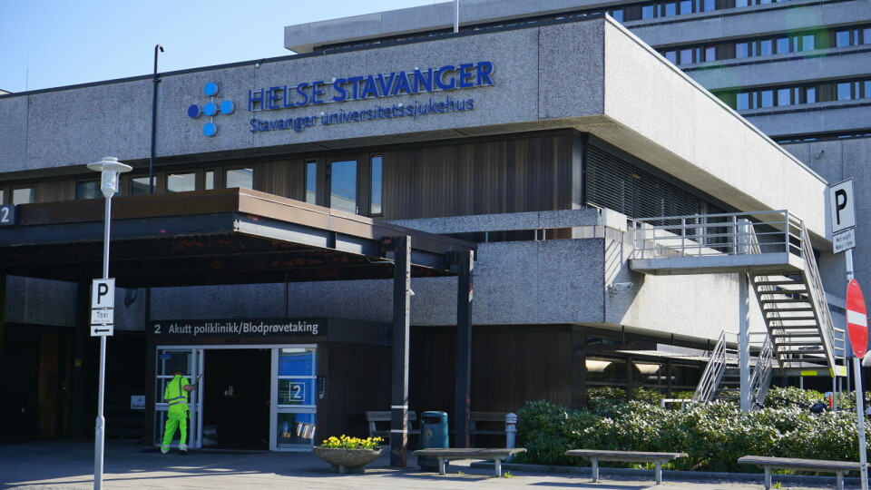 En pasient døde etter å ha fått påvist infeksjon med legionella på Stavanger universitetssjukehus Foto: En pasient døde etter å ha fått påvist infeksjon med legionella på Stavanger universitetssjukehus Foto: