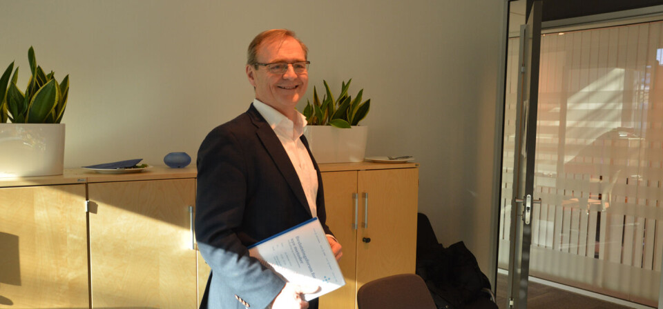 GA ETTER FOR ORDFØREREN: Administrerende direktør i Helse Nord RHF, Lars Vorland, ga etter for Troms fylkeskommune og KS Troms Helse Nords krav om å utsette valget av nytt UNN-styre. Arkivfoto. Foto: