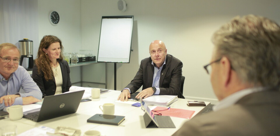 BESLUTNINGSFORUM: (f.v) Lars Vorland, Cathrine Lofthus, Stig Slørdahl (leder) og Herlof Nilssen, her fra et tidligere møte. Arkivfoto.
Foto: