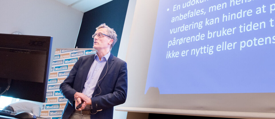 EKSPERTPANEL: Halfdan Sørbye og fem andre kreftleger får oppgaven med å vurdere behandlingsmuligheter for de sykeste. Foto: Vidar Sandnes EKSPERTPANEL: Halfdan Sørbye og fem andre kreftleger får oppgaven med å vurdere behandlingsmuligheter for de sykeste. Foto: Vidar Sandnes