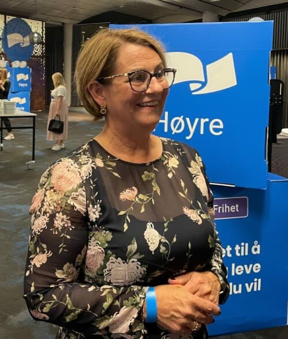 STØTTER SYKEHUSENE: – Disse sykehusene er uhyre viktige i Oslo, fordi de er lokalsykehus for flere av bydelene. De er en del av det fremtidige sykehustilbudet i Oslo. Siden de er ideelle kan de ikke drive med store underskudd, som skyldes at de har stilt opp, sier Tone Wilhelmsen Trøen, leder i helse- og omsorgskomiteen (H).
Foto: Anders Zerener