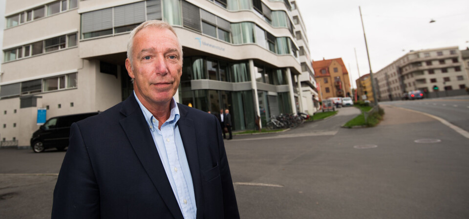 IKKE FOR LITE: – Dette er ikke ett av våre kriterier når vi velger land for våre kliniske studier, svarer president Søren Bo Christiansen i MSD International på spørsmålet om Norge er et lite marked. Foto: Vidar Sandnes