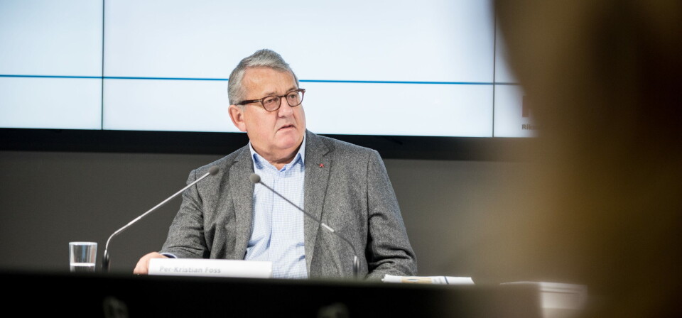 Riksrevisor Per Kristian Foss. Foto: Vodar Sandnes Riksrevisor Per Kristian Foss. Foto: Vodar Sandnes