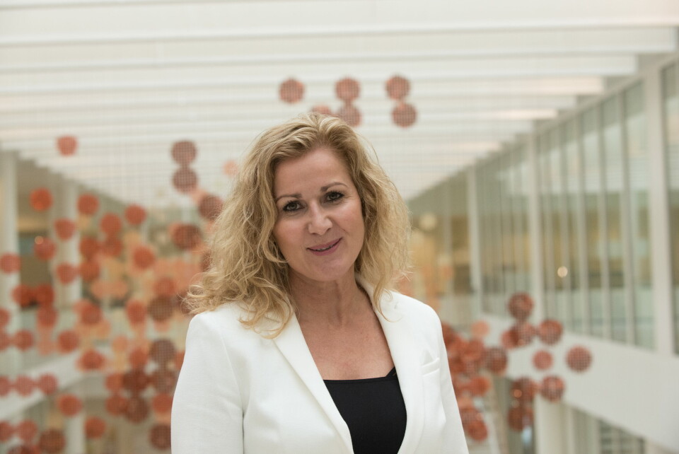 Karita Bekkemellem blir permanent adminsiterende direktør i NHO Geneo. Foto: Per Corneliussen