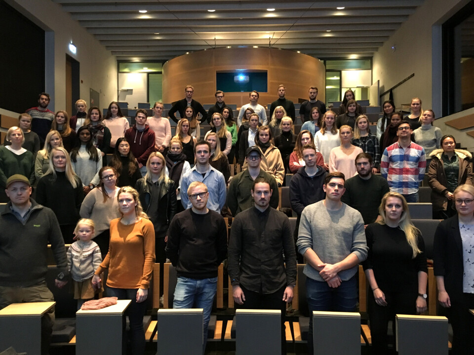 FRUSTRASJON: Norske medisinstudenter ved Syddansk universitet i Odense står sammen om ønsket om å få tilgang direkte til LIS1 etter endt utdanning i Danmark. Foto: Privat