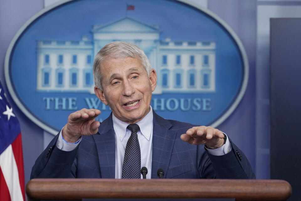 USAs smittevernsjef Anthony Fauci gir seg innen president Bidens første periode er over i januar 2025. Foto: Susan Walsh / AP / NTB
Foto: USAs smittevernsjef Anthony Fauci gir seg innen president Bidens første periode er over i januar 2025. Foto: Susan Walsh / AP / NTB
Foto: