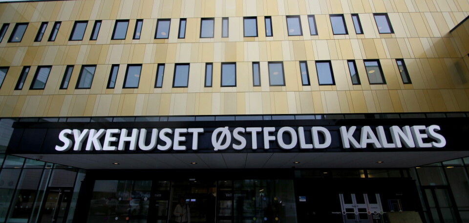 KLAGER: Sykehuset Østfold mener at gebyret som Datatilsynet har pålagt sykehuset bør bortfalle eller reduseres vesentlig. Arkivfoto: Øyvind Bosnes Engen Foto: