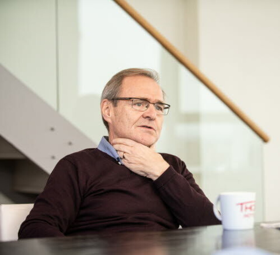 POTENSIAL: – Rent faglig er dette spennende. Både for humanmedisin, oppdrettsnæring og veterinærmedisin, så er det et stort bruksområde, sier Lars Vorland som har ledet arbeidsgruppen bak bakteriofagrapporten.
Foto: Vidar Sandnes POTENSIAL: – Rent faglig er dette spennende. Både for humanmedisin, oppdrettsnæring og veterinærmedisin, så er det et stort bruksområde, sier Lars Vorland som har ledet arbeidsgruppen bak bakteriofagrapporten.
Foto: Vidar Sandnes