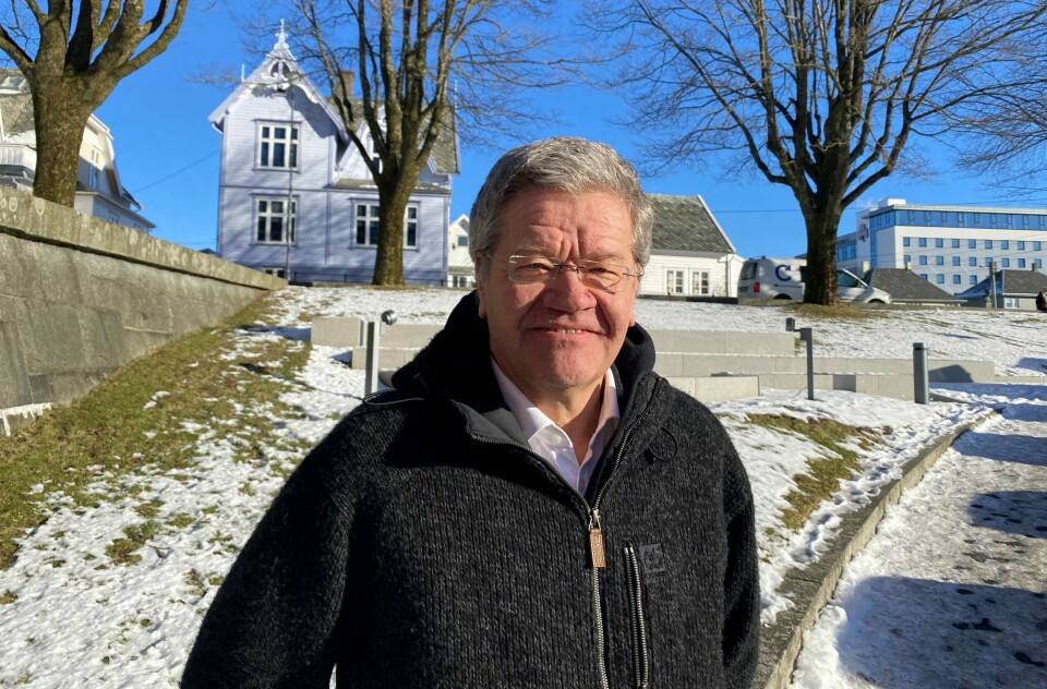 KJEMPER: Ordfører Arne-Christian Mohn i Haugesund kjemper med nebb og klør for Vestlandslegen og mot medisinutdanning i Stavanger.  Foto: Siri Gulliksen Tømmerbakke
