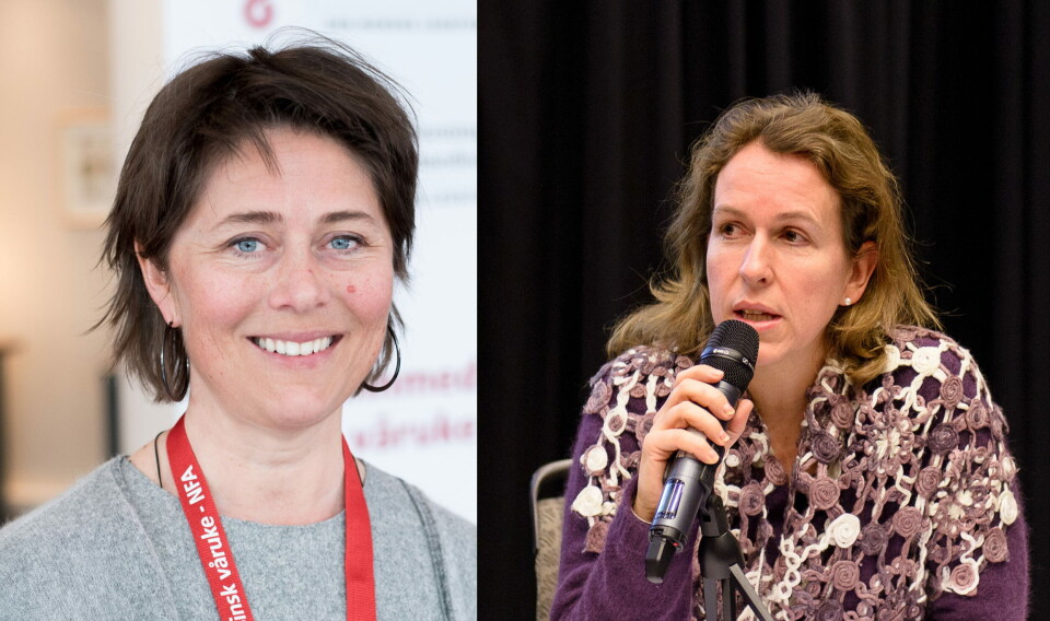 VIL TIL HELSEDIREKTORATET. Helen Brandstorp og Guro Birkeland er to av tilsammen 26 som har søkt stillingen som divisjonsdirektør i Helsedirektoratet
Foto: Vidar Sandnes