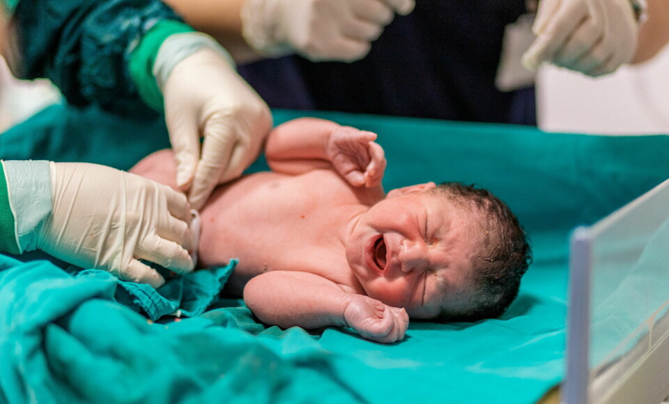 SYKEHUSBAKTERIER: Forskerne fant ikke sykehusbakterier verken hos babyene som ble født vaginalt eller de som ble født med keisersnitt. Illustrasjonsfoto: Getty Images Foto: