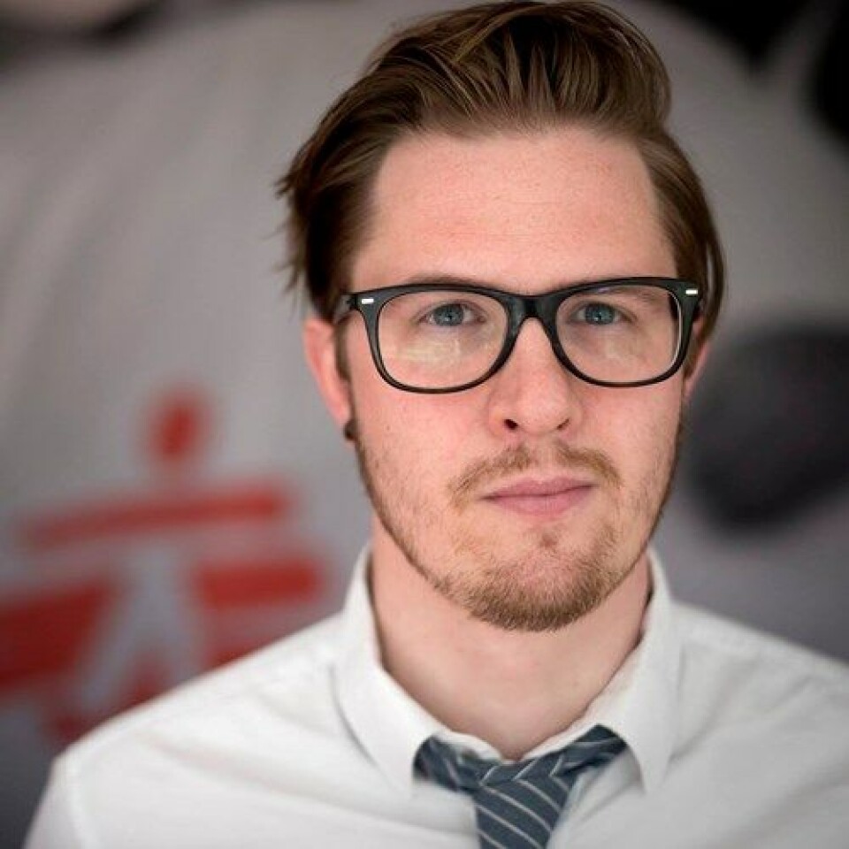 ØREMERKER IKKE: – Pengene kommer til å bli brukt til Leger Uten Grensers medisinske humanitære arbeid, verden over, sier Jonas Hågensen i Leger Uten Grenser.
Foto: Leger Uten Grenser