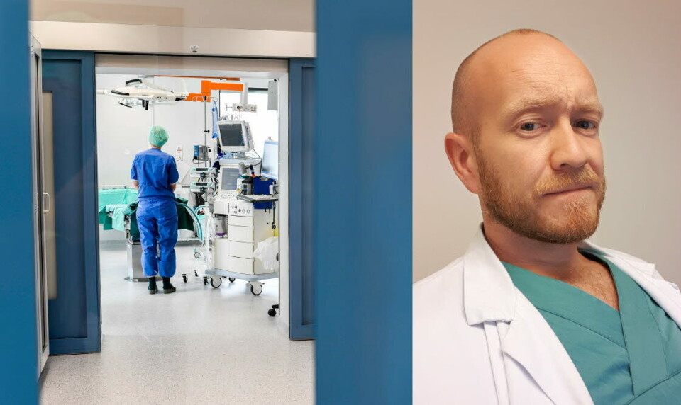 VENTILASJON: Håkon Langvatn mener rapporten har en misvisende konklusjon. Illustrasjonsbilde av Sandessjøen operasjon med innlimt bilde: Helgelandssykehuset / privat Foto: VENTILASJON: Håkon Langvatn mener rapporten har en misvisende konklusjon. Illustrasjonsbilde av Sandessjøen operasjon med innlimt bilde: Helgelandssykehuset / privat Foto: