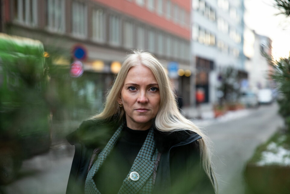 Forbundsleder Lill Sverresdatter Larsen i Norsk sykepleierforbund. Foto: Sunniva Tønsberg Gaski