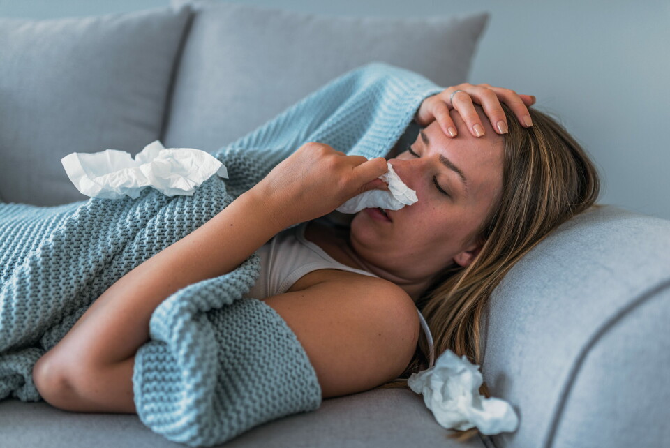 NEDGANG: Tall Apotekforeningen har hentet inn viser en nedgang i salg av hostedempende medisiner og nesespray i perioden april til okbober. Foto: Getty Images Foto: NEDGANG: Tall Apotekforeningen har hentet inn viser en nedgang i salg av hostedempende medisiner og nesespray i perioden april til okbober. Foto: Getty Images Foto: