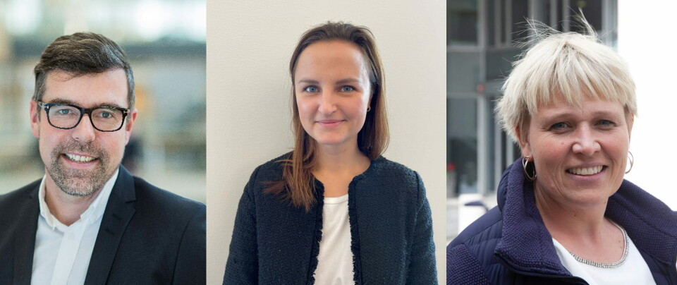 INNSPILL: Både Gabriel Johannesen (f.v.) i Sanofi, Kari Rolfsjord i Novartis og Kristin Svanqvist i Amgen har innspill til HOD sitt høringsnotat om forskriftsendringer. Foto: Sanofi/Novartis/Lasse Moe INNSPILL: Både Gabriel Johannesen (f.v.) i Sanofi, Kari Rolfsjord i Novartis og Kristin Svanqvist i Amgen har innspill til HOD sitt høringsnotat om forskriftsendringer. Foto: Sanofi/Novartis/Lasse Moe