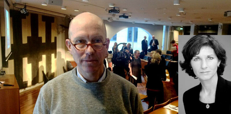 DELER BEKYMRING: Helsetilsynets direktør Jan Fredrik Andresen og pasientombud Anne-Lise Kristensen deler bekymringen om de lange saksbehandlingstidene på helsesaker. Foto: Arkiv/Pasientombudet
