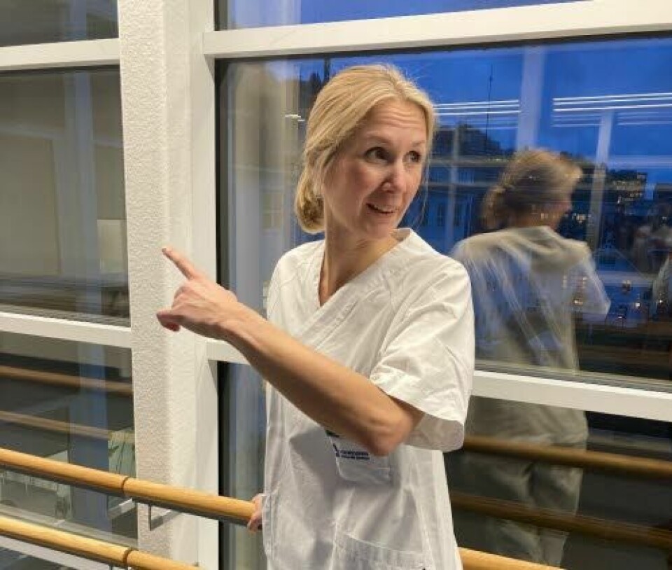 PÅDRIVER: Lege Katinka Nordheim Alme er en av dem som får æren for PLL-prosjektet ved Haraldsplass. 

            
                Foto: Direktoratet for e-helse