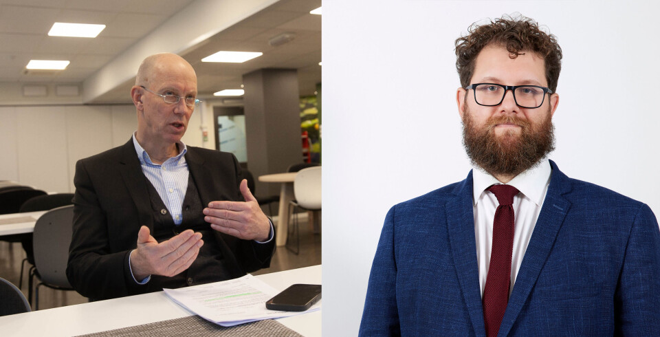 FÅR STØTTE: Helse- og omsorgsdepartementet, ved statssekretær Karl Kristian Bekeng (t.h.), mener at Statens helsetilsyn, som ledes av Jan Fredrik Andresen (t.v.), kan gå inn i saker behandlet av Statsforvalteren. Foto: Lasse Moe/Borgos Foto AS FÅR STØTTE: Helse- og omsorgsdepartementet, ved statssekretær Karl Kristian Bekeng (t.h.), mener at Statens helsetilsyn, som ledes av Jan Fredrik Andresen (t.v.), kan gå inn i saker behandlet av Statsforvalteren. Foto: Lasse Moe/Borgos Foto AS