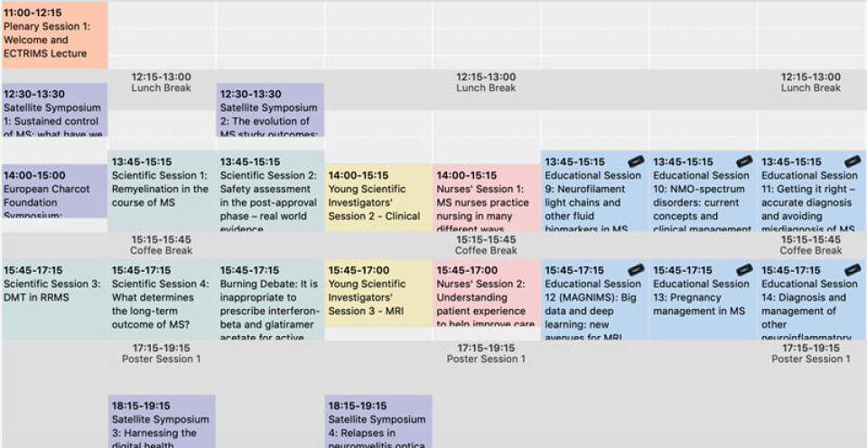 ECTRIMS - Verdens største MS-kongress: Bak kulissene