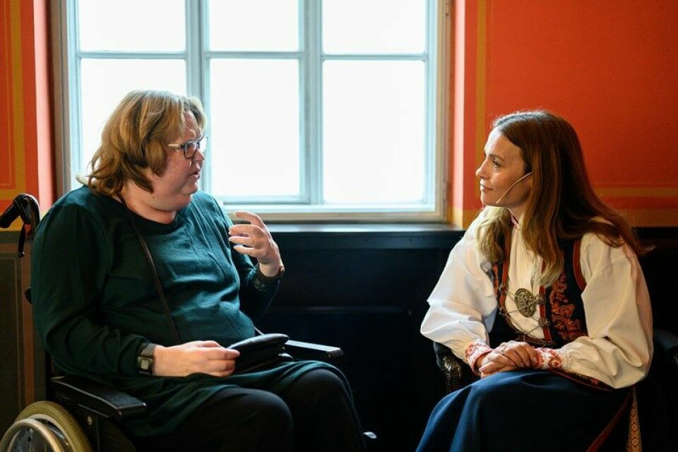 «Kari Anne Fevang og jeg er enige om at kampmetaforer bør unngås» Foto:  Fartein Rudjord