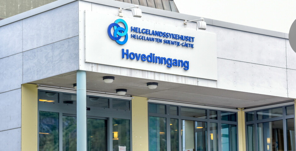 ØKER BEREDSKAPEN: Helgelandssykehuset endret beredskapsnivå torsdag. Arkivfoto. Foto: