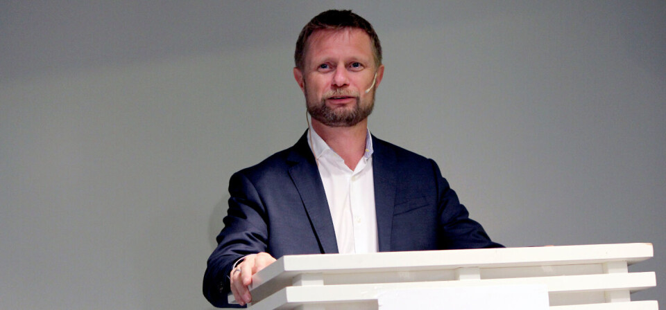 FLYTTER FINANSERING: Helseminister Bent Høie (H). Foto: Øyvind Bosnes Engen