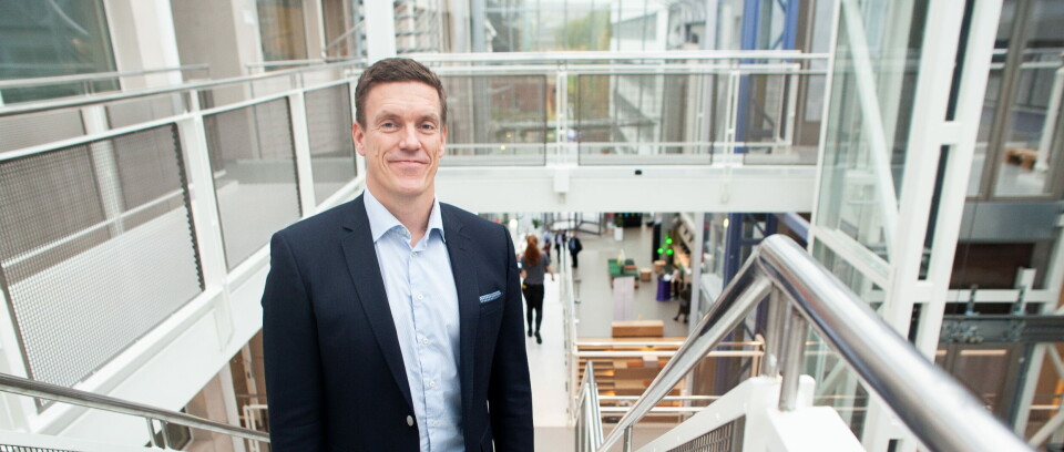 KLAR FOR UTFORDRINGEN: – Når muligheten for å ta et større lederansvar for et team i verdensklasse som sitter på en helt unik teknologi, kunne jeg ikke si nei, sier Michael Engsig, ny administrerende direktør i kreftvaksineselskapet Vaccibody. Foto: Lars Brock Nilsen