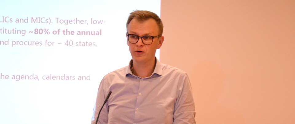 Gunnstein Norheim, leder av Vaccine Science-teamet i CEPI, håper finansiering av fem lassavaksine-kandidater vil sikre en fremtidig effektiv vaksine. Foto: Lars Brock Nilsen