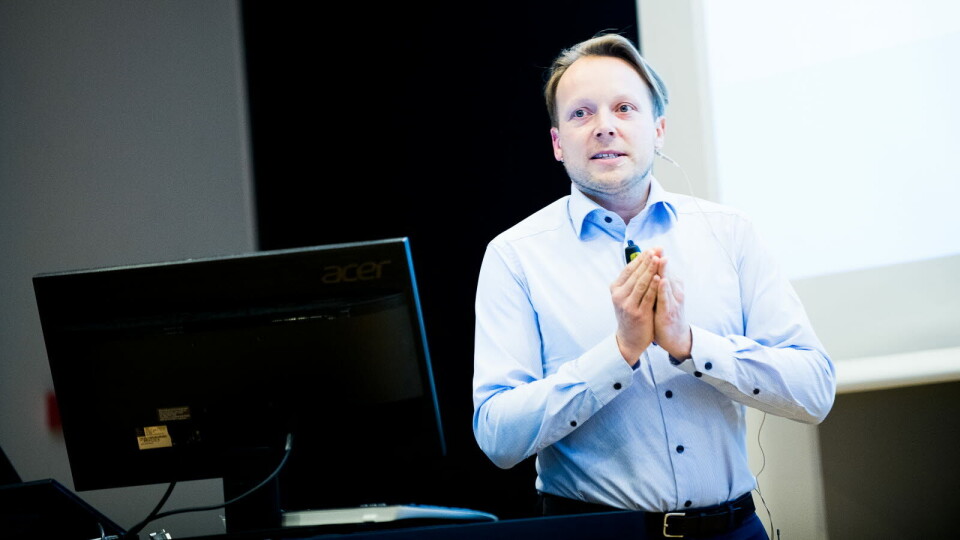 SPENT PÅ NY JOBB: – MS er et spennende fagfelt der det er mange spennende produkter i utvikling om dagen, men som også har sine utfordringer. Noen av disse utfordringene er jo relatert til det det som jobbes med i LMI i dag, for eksempel økonomisk motivert off-label bruk, sier Inge Johansen om den nye jobben i Novartis. Foto: Vidar Sandnes