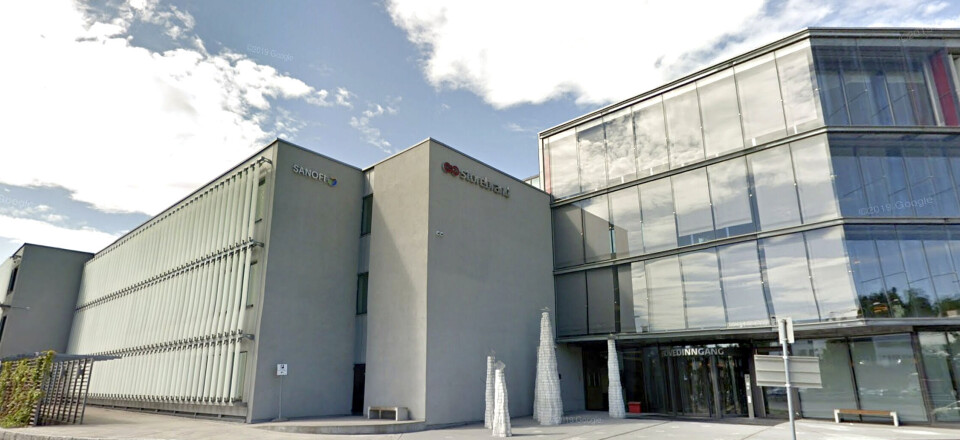 Bildet viser Sanofi Aventis lokaler på Lysaker. Skjermbilde: Google Maps Foto: