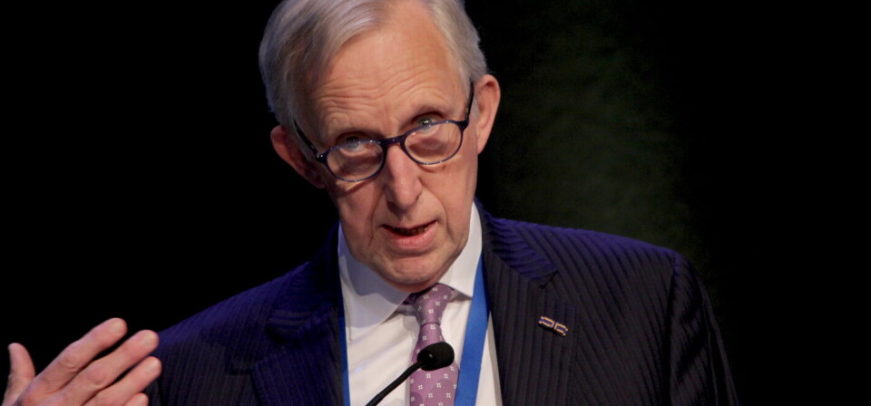 TROR PÅ NY LEGEMIDDELBØLGE: Meindert Danhof, professor i farmakologi ved Universitetet i Leiden og leder av Pharmaceutical Sciences World Congress. Foto: Øyvind Bosnes Engen