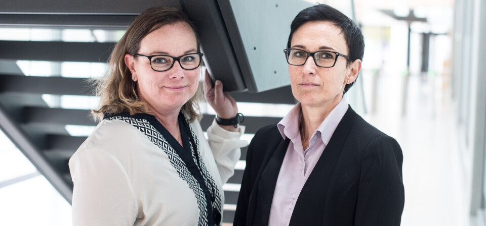 APPELLERER TIL STORTINGET: Hege Kristin Hagen i Sanofi og Kristin Mesteig i Shire tok til orde for at Stortinget bør sikre fortsatt nasjonal finansiering for legemidler mot sjeldne sykdommer under Helse- og omsorgskomiteens budsjetthøring før helgen. Foto: Vidar Sandnes