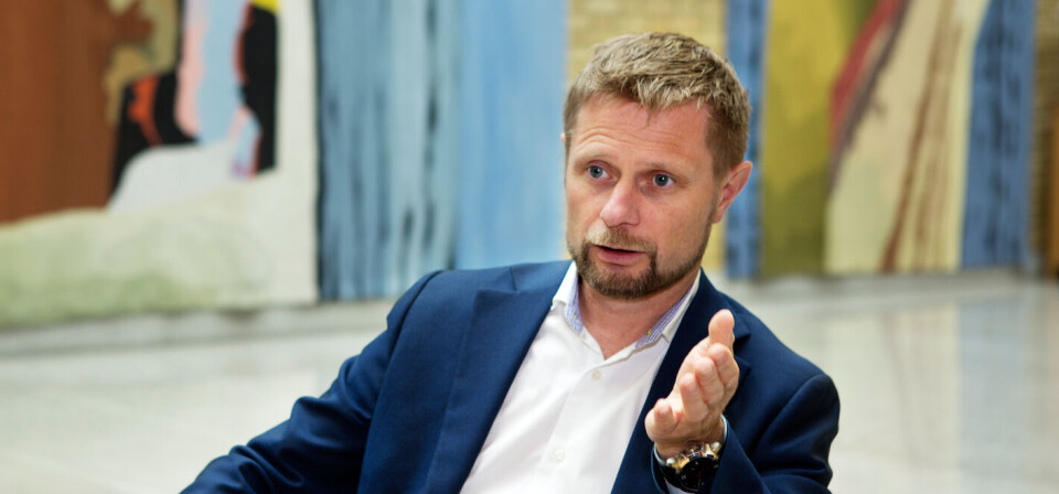 FIKK STØTTE: Helseminister Bent Høie (H). Foto: Anette Andresen