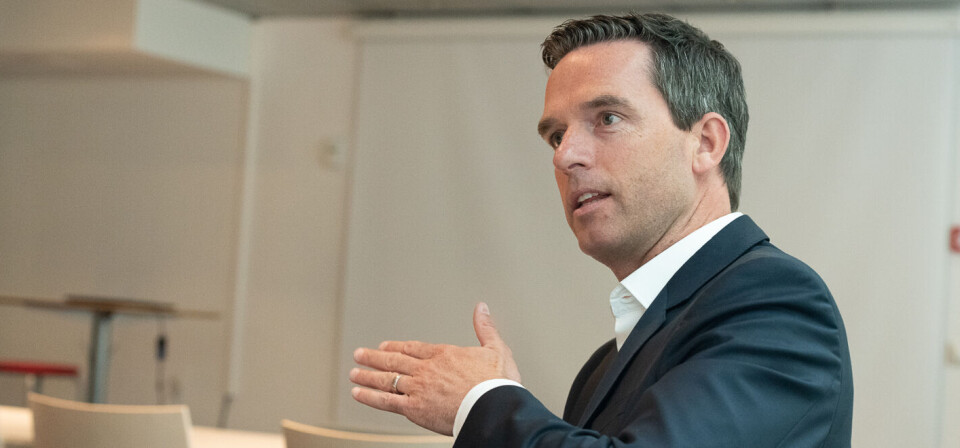 OMFATTENDE OG TIDKREVENDE: Legemiddelselskapenes tilpasninger til Brexit er omfattende og tidkrevende, påpekte GSK-landssjef Christian Probst under DM Pharmas frokostmøte om den britiske EU-utmeldelsen. Foto: Per Corneliussen