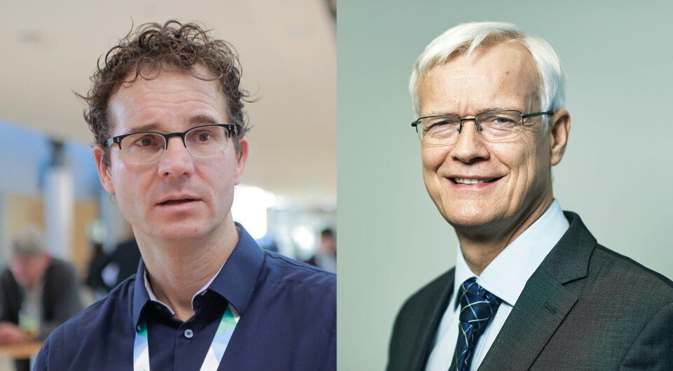 SAMARBEIDER: Ahus, her ved overlege og forskningsleder Christian Kersten (t.v), er et av to norske studiesteder som blir en del av Lytix Biopharmas fase 2-studie ATLAS-IT. – Får med oss melanomeksperter med kjennskap til intratumoral administrasjon, sier Lytix-sjef Øystein Rekdal (t.h). Bilder i montasje: Dagens Medisin/Lytix Biopharma Foto: SAMARBEIDER: Ahus, her ved overlege og forskningsleder Christian Kersten (t.v), er et av to norske studiesteder som blir en del av Lytix Biopharmas fase 2-studie ATLAS-IT. – Får med oss melanomeksperter med kjennskap til intratumoral administrasjon, sier Lytix-sjef Øystein Rekdal (t.h). Bilder i montasje: Dagens Medisin/Lytix Biopharma Foto: