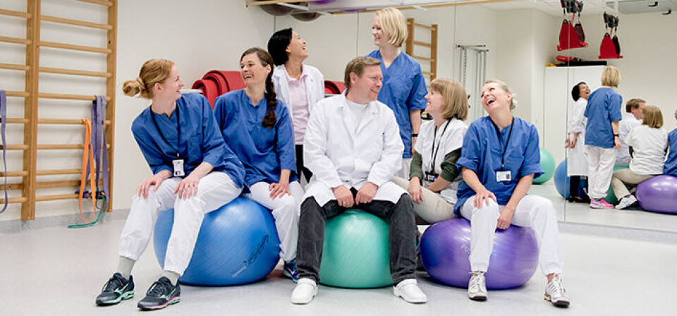 RYGG-TEAM: My Dung Nguyen Torkildsen (bak fra venstre), Anne Hilde Langhelle, Charlotte Nordbø. Foran (f.v.). Åse Marit Brøndbo, Eirik Ørn, Christine Moore og Kristine Nielsen. Foto: Jan Inge Haga