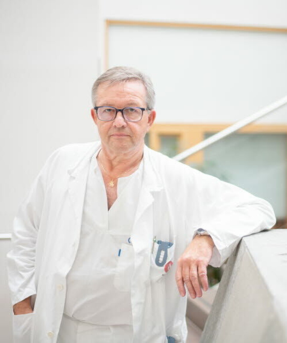 POTENSIAL: – Det ser ut til at det er et forbedringspotensial, sier overlege Trond G. Jenssen om funnet i rapporten om diabetesoppfølging.
Foto: Vidar Sandnes POTENSIAL: – Det ser ut til at det er et forbedringspotensial, sier overlege Trond G. Jenssen om funnet i rapporten om diabetesoppfølging.
Foto: Vidar Sandnes