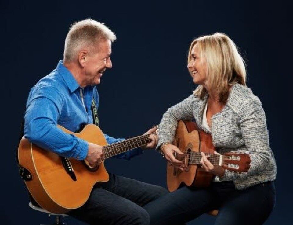 ARTISTDUO: Anne Veddeng og Rune Larsen har nylig gitt ut CD sammen. Foto: Øystein Klakegg AS