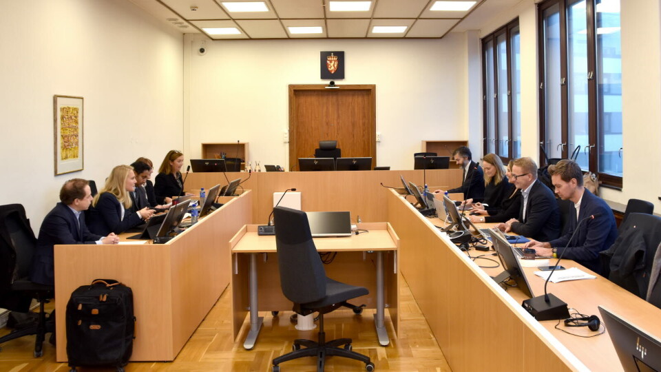 TINGRETTEN: Torsdag ble forhandlinger mellom Legemiddelselskapene Janssen og MSD, og de regionale helseforetakene og Sykehusinnkjøp HF avsluttet. Foto: Michael Chr. A. Simonsen TINGRETTEN: Torsdag ble forhandlinger mellom Legemiddelselskapene Janssen og MSD, og de regionale helseforetakene og Sykehusinnkjøp HF avsluttet. Foto: Michael Chr. A. Simonsen