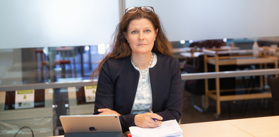Cathrine Lofthus, administrerende direktør i Helse Sør-Øst, leder Beslutningsforum. Foto: Lasse Moe