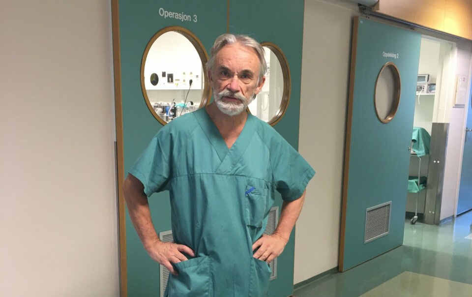 Ny metode: Overlege Hans Wasmuth ved St. Olavs hospital har ledet den nasjonale granskningen av den nye operasjonsmetoden.
Foto: ST. OLAVS HOSPITAL