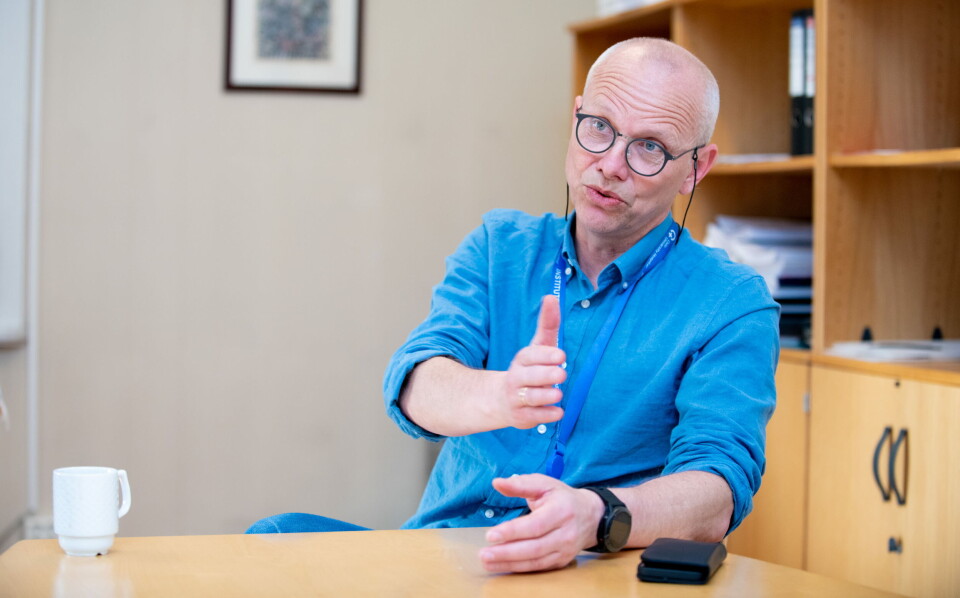 KLAR FOR NOE NYTT: – Vi trenger nye bygg for å ta i bruk nye løsninger for å sikre optimal pasientbehandling, sier administrerende direktør Bjørn Atle Bjørnbeth ved Oslo universitetssykehus. Foto: Vidar Sandnes KLAR FOR NOE NYTT: – Vi trenger nye bygg for å ta i bruk nye løsninger for å sikre optimal pasientbehandling, sier administrerende direktør Bjørn Atle Bjørnbeth ved Oslo universitetssykehus. Foto: Vidar Sandnes