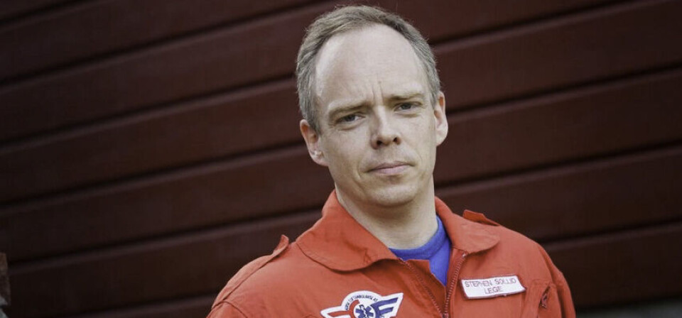 – For at kompetansen skal vedlikeholdes over hele landet, må fagmiljøene sette seg ned og lage felles retningslinjer, sier anestesilege Stephen Sollid. Foto: