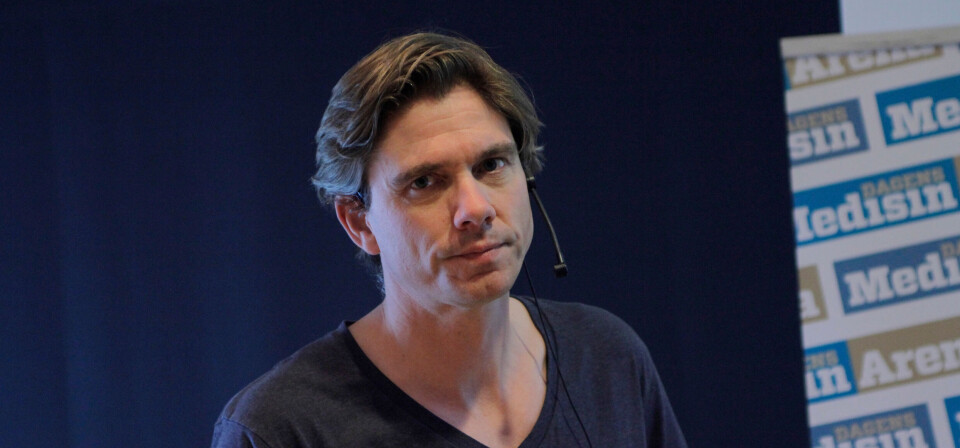 KRITISK: Onkolog og overlege ved Drammen sykehus, Arne Stenrud Berg, mener regjeringen opptrer uetisk. Her en han avbildet under DM Arena. Foto: Øyvind Bosnes Engen
