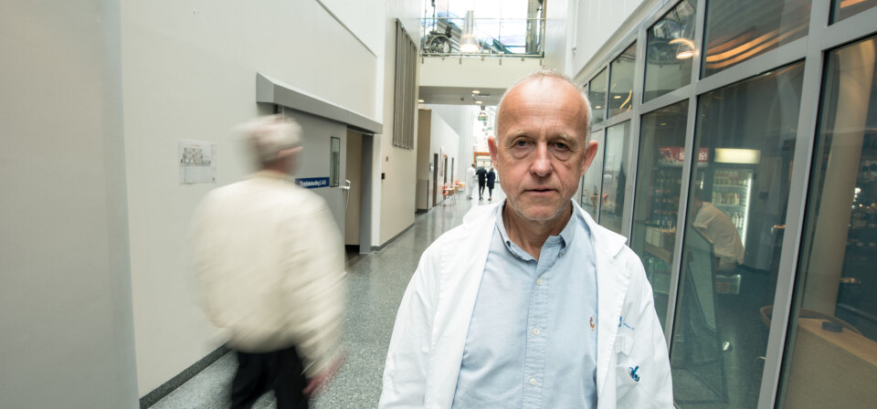 IKKE GODT NOK: – Dette ikke er godt nok, sier avdelingsleder Stein Kaasa ved Kreftavdelingen Oslo universitetssykehus. Foto: Vidar Sandnes