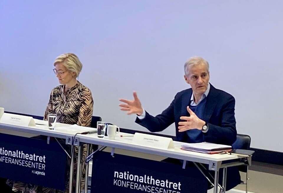 LAVTERSKEL: Opptrappingsplanen skal ha særlig oppmerksomhet på brede, forebyggende tiltak og på styrking av lavterskeltilbud i kommunene, uttaøte helseminister Ingvild Kjerkol og statsminister Jonas Gahr Støre under et innspillsmøte onsdag. Foto: Siri Gulliksen Tømmerbakke