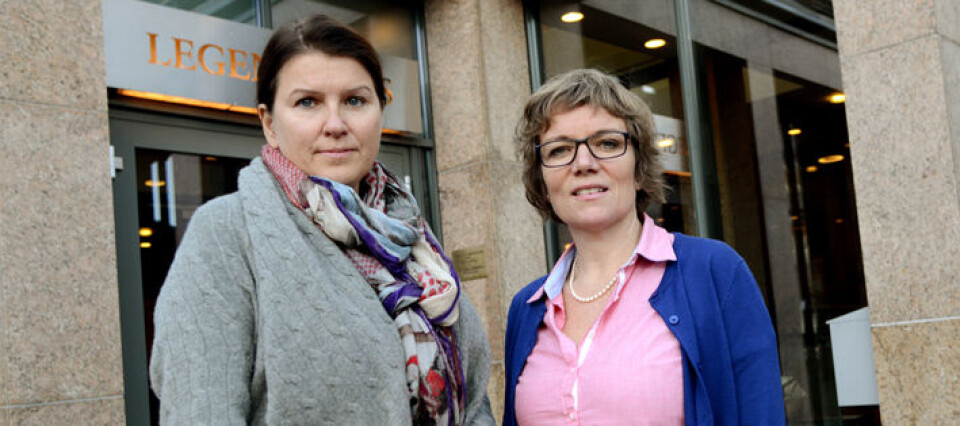 IKKE IMPONERT: Allmennlegelederne Marit Hermansen (t.v.) og Kari Sollien er ikke imponert over satsingen på allmennhelsetjenesten. Foto: Vidar Sandnes