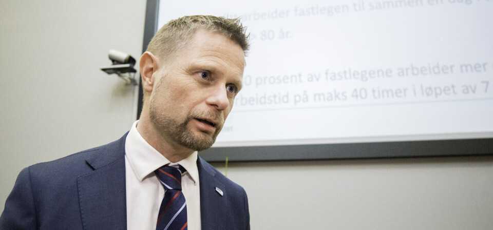 'Det er legitimt med lønnskamp. Men mer penger til dem som allerede er fastleger møter ikke de største utfordringene med ordningen,' skriver Høie. Foto: Arkiv